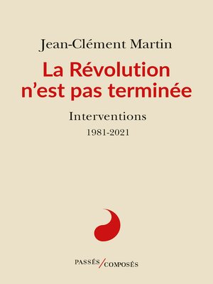 cover image of La Révolution n'est pas terminée